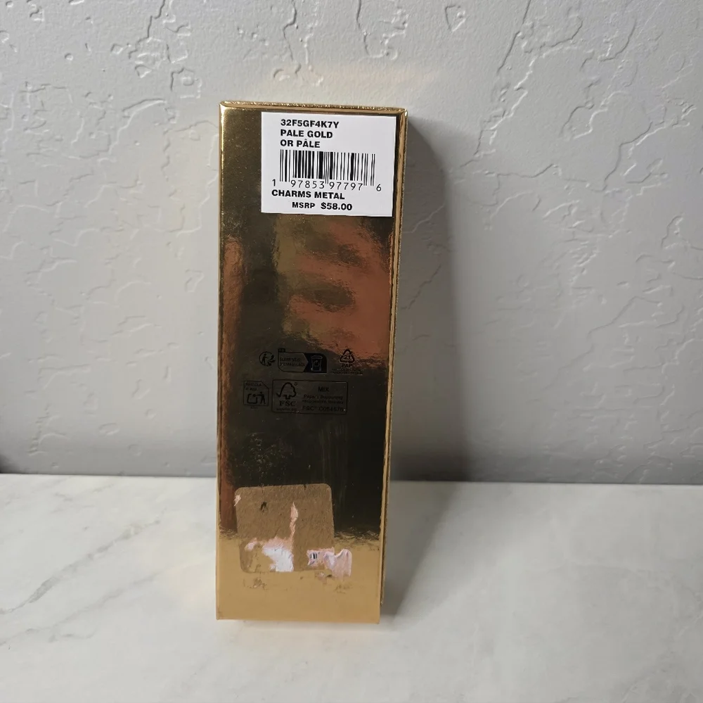 NEW Michael Kors Gold MK Pop Charm
